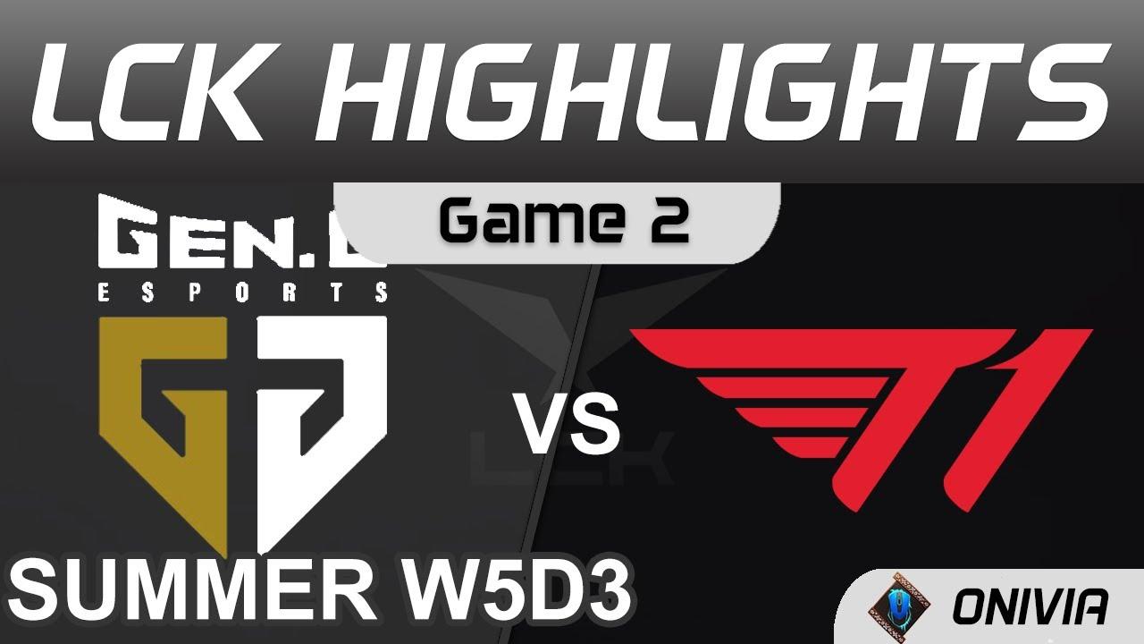 GEN vs T1 Highlights Game 2 LCK Summer Season 2021 W5D3 Gen G vs T1 by Onivia thumbnail