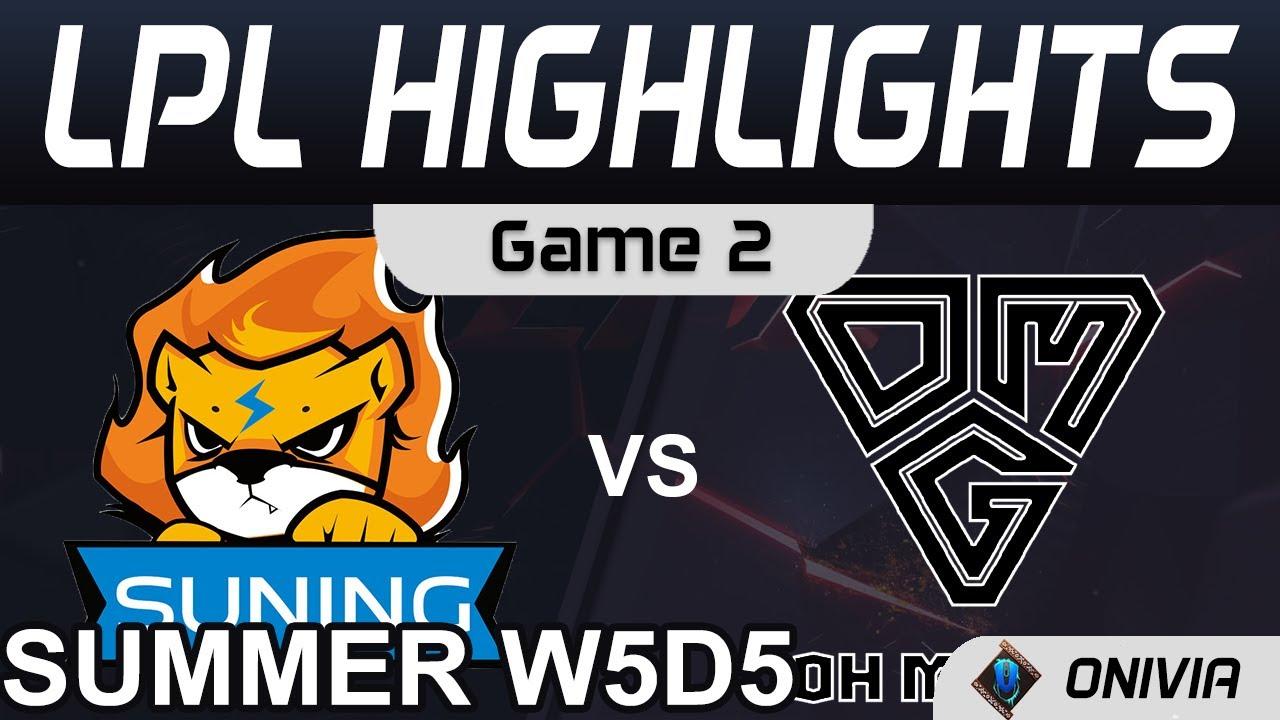 SN vs OMG Highlights Game 2 LPL Summer Season 2021 W5D5 Suning vs Oh My God by Onivia thumbnail