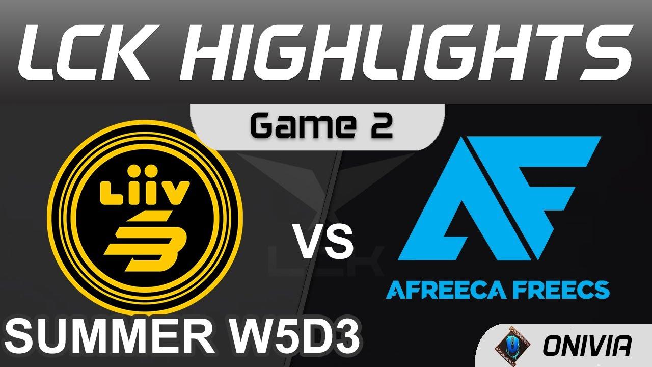 LSB vs AF Highlights Game 2 LCK Summer Season 2021 W5D3 Liiv SANDBOX vs Afreeca Freecs by Onivia thumbnail