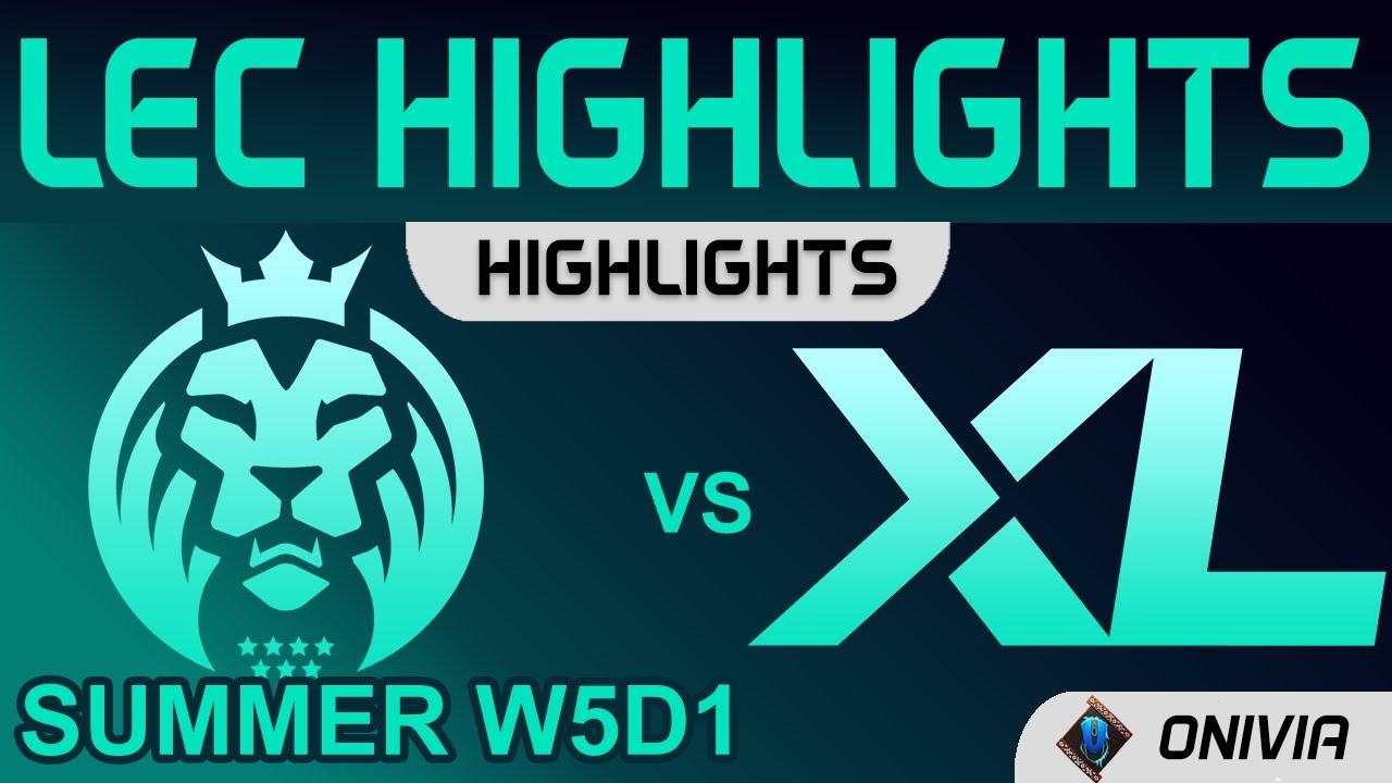 MAD vs XL Highlights LEC Summer Season 2021 W5D1 MAD Lions vs Excel Esports by Onivia thumbnail