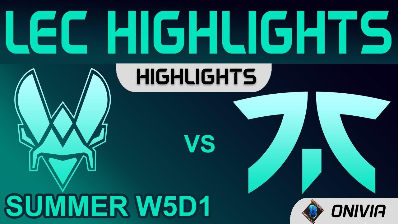 VIT vs FNC Highlights LEC Summer Season 2021 W5D1 Team Vitality vs Fnatic by Onivia thumbnail