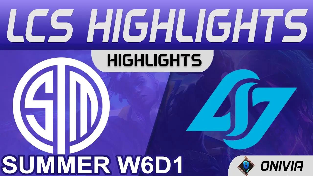 TSM vs CLG Highlights LCS Summer Season 2021 W6D1 Team SoloMid vs Conter Logic Gaming by Onivia thumbnail