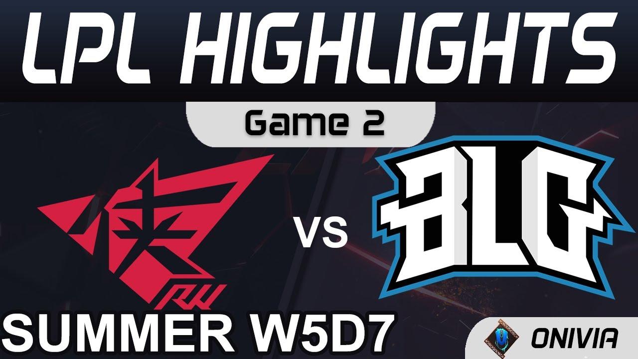 RW vs BLG Highlights Game 2 LPL Summer Season 2021 W5D7 Rogue Warriors vs Bilibili Gaming by Onivia thumbnail