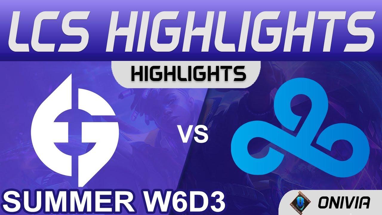 EG vs C9 Highlights LCS Summer Season 2021 W6D3 Evil Geniuses vs Cloud9 by Onivia thumbnail