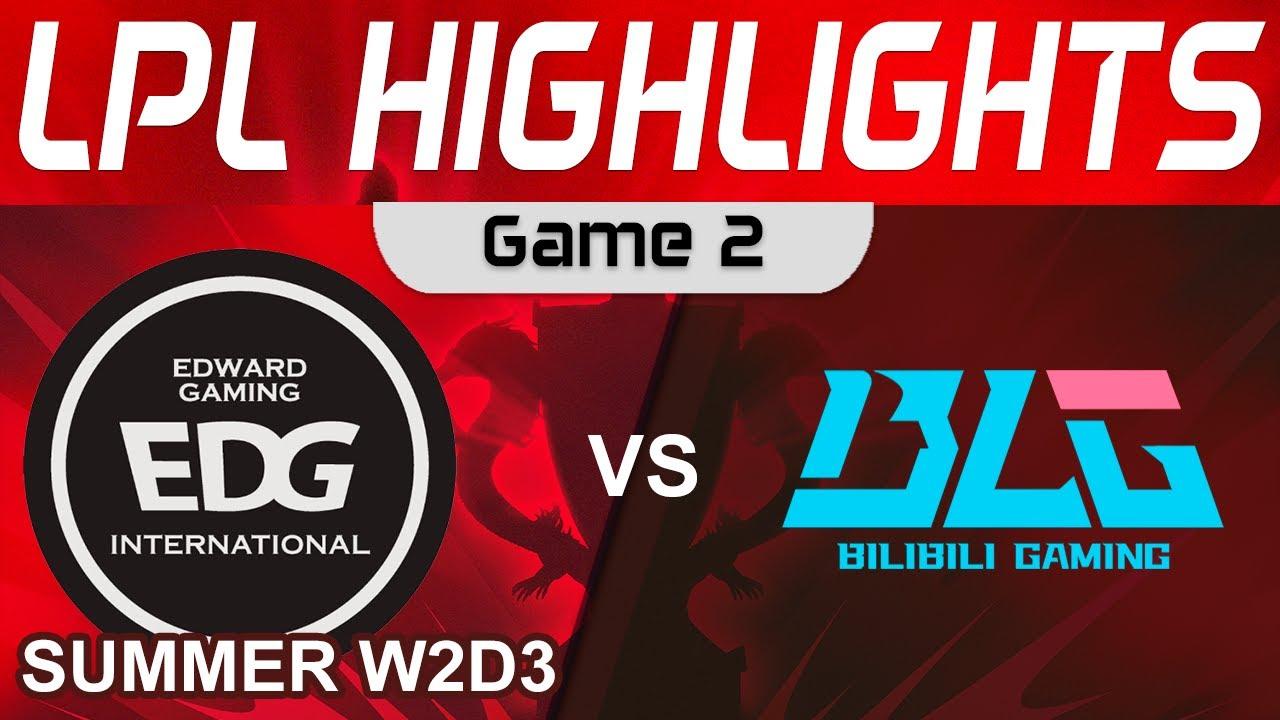 EDG vs BLG Highlights Game 2 LPL Summer Season 2023 W2D3 EDward Gaming vs Bilibili Gaming by Onivia thumbnail