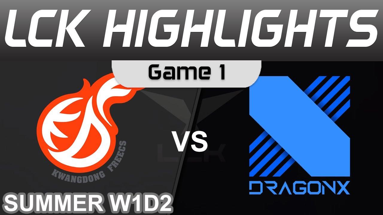 KDF vs DRX Highlights Game 1 LCK Summer Season 2023 W1D2 Kwangdong Freecs vs DRX by Onivia thumbnail