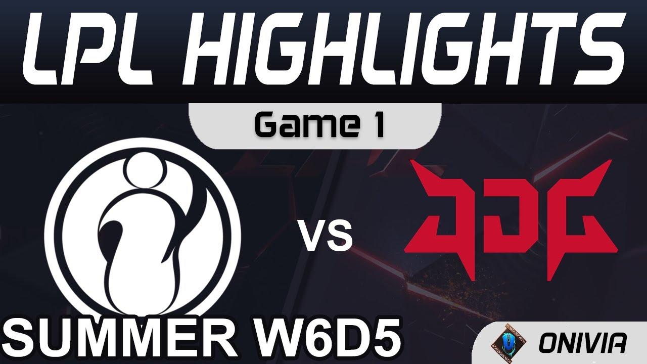 IG vs JDG Highlights Game 1 LPL Summer Season 2021 W6D5 Invictus Gaming vs JD Gaming by Onivia thumbnail