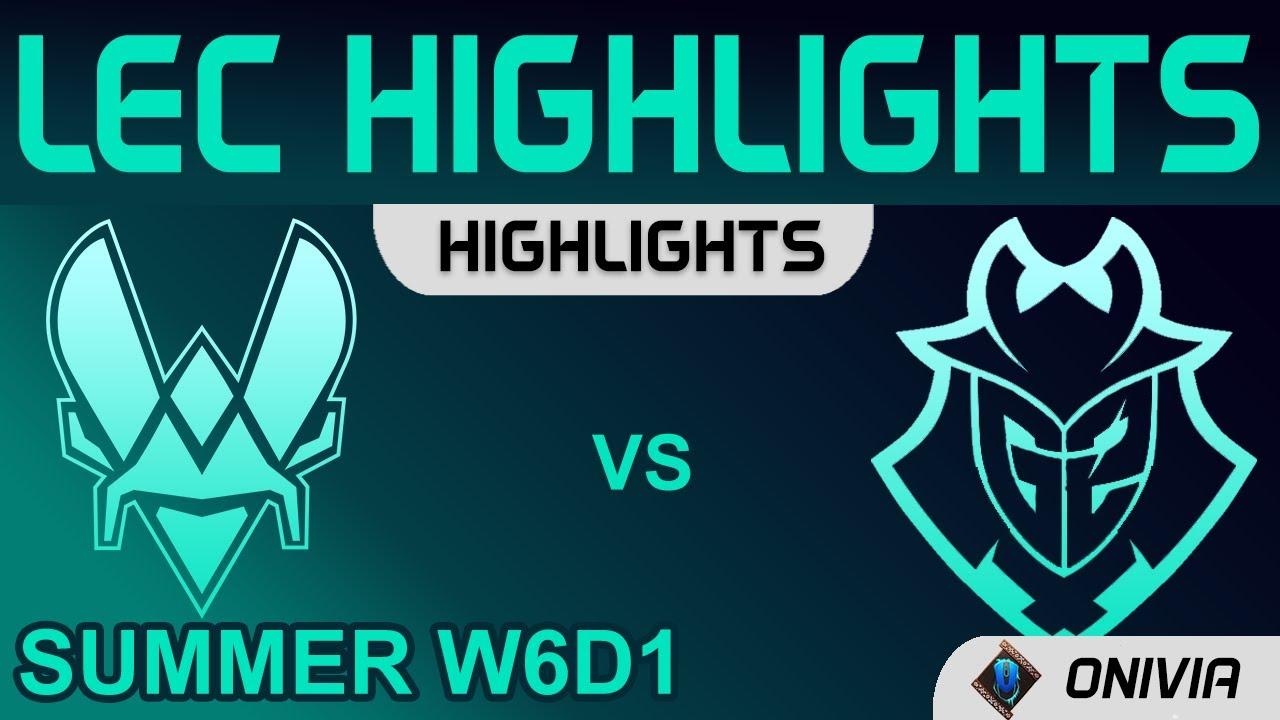 VIT vs G2 Highlights LEC Summer Season 2021 W6D1 Team Vitality vs G2 Esports by Onivia thumbnail