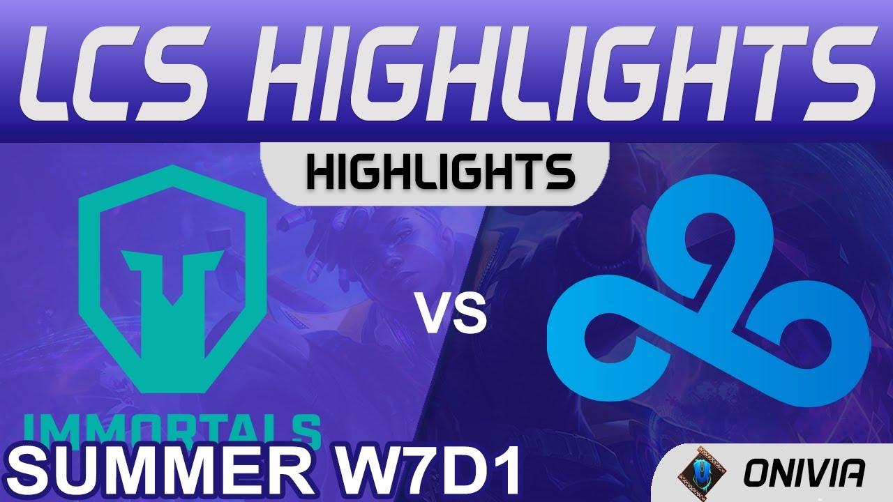 IMT vs C9 Highlights LCS Summer Season 2021 W7D1 Immortals vs Cloud9 by Onivia thumbnail