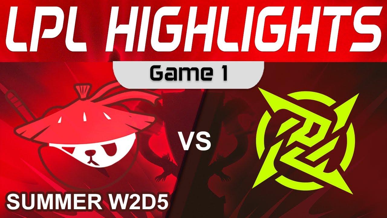 AL vs NIP Highlights Game 1 LPL Summer Season 2023 W2D5 Anyone's Legend vs Ninjas in Pyjamas thumbnail