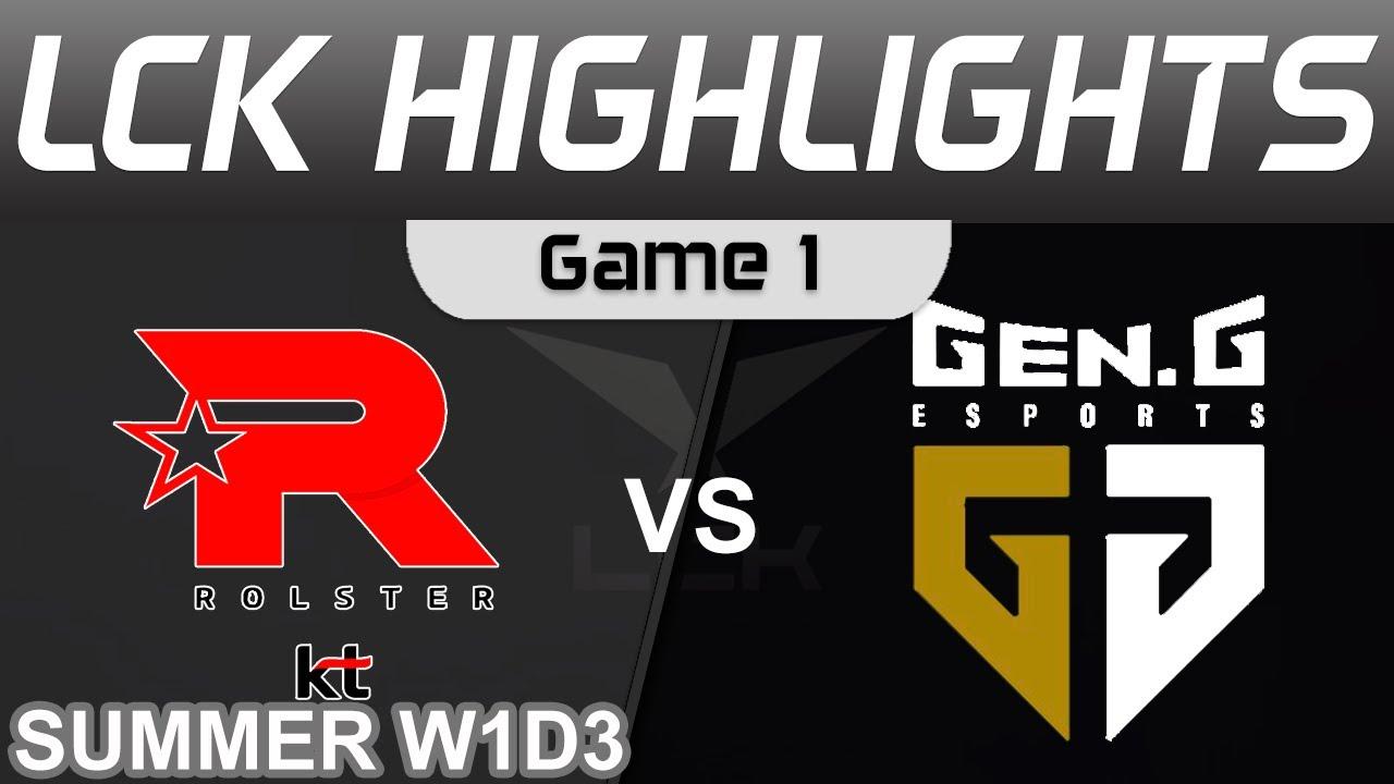 KT vs GEN Highlights Game 1 LCK Summer Season 2023 W1D3 KT Rolster vs Gen G by Onivia thumbnail