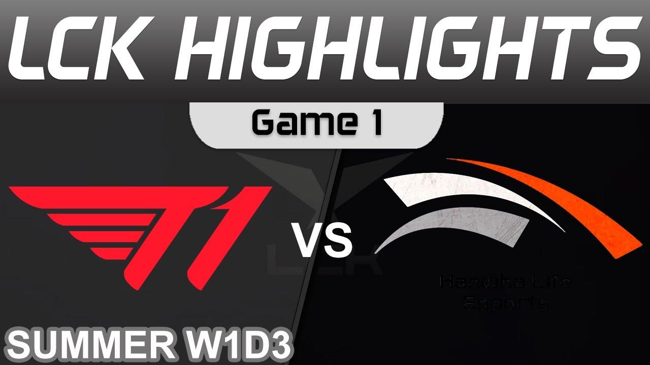 T1 vs HLE Highlights Game 1 LCK Summer Season 2023 W1D3 T1 vs Hanwha Life Esports by Onivia thumbnail