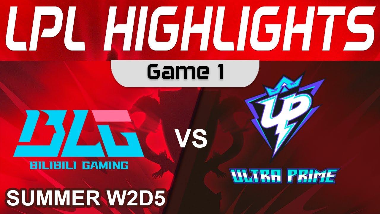 BLG vs UP Highlights Game 1 LPL Summer Season 2023 W1D5 Bilibili Gaming vs Ultra Prime by Onivia thumbnail