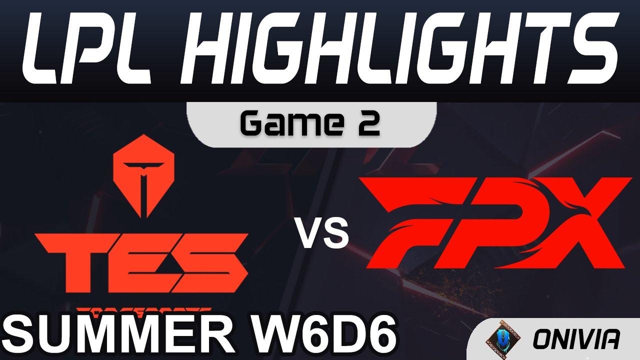 TES vs FPX Highlights Game 2 LPL Summer Season 2021 W6D6 Top Esports vs FunPlus Phoenix by Onivia thumbnail