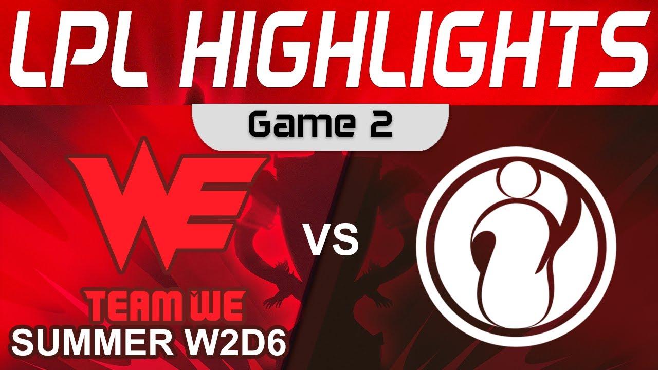 WE vs IG Highlights Game 2 LPL Summer Season 2023 W2D6 Team WE vs Invictus Gaming by Onivia thumbnail