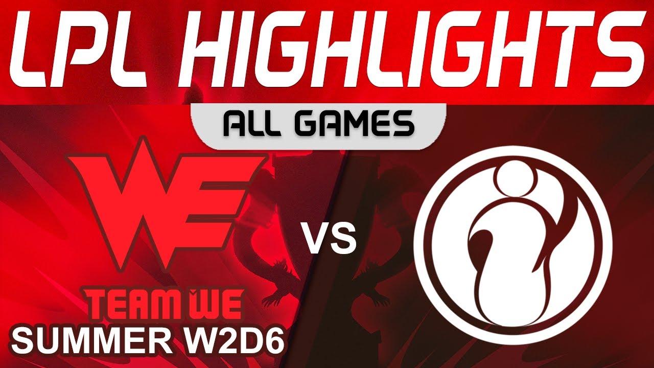 WE vs IG Highlights ALL GAMES LPL Summer Season 2023 W2D6 Team WE vs Invictus Gaming by Onivia thumbnail