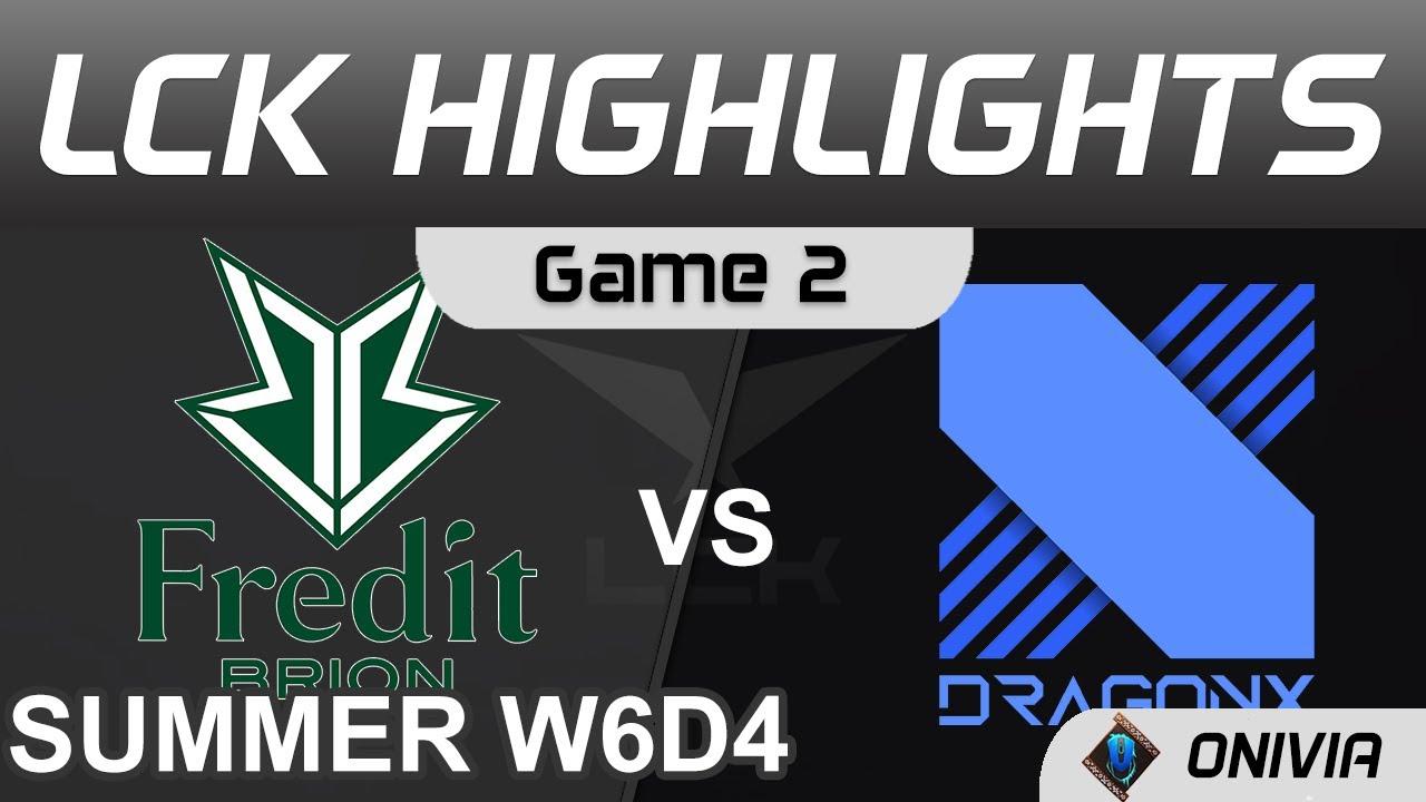 BRO vs DRX Highlights Game 2 LCK Summer Season 2021 W6D4 Fredit BRION vs DragonX by Onivia thumbnail