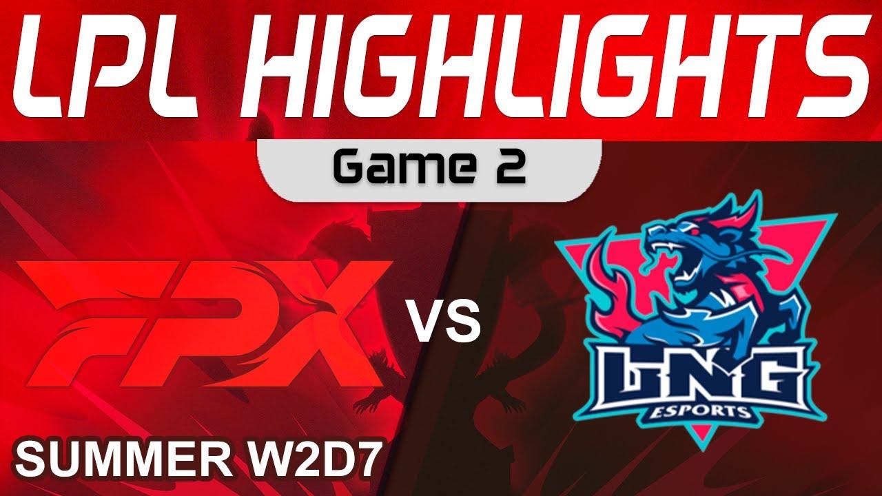 FPX vs LNG Highlights Game 2 LPL Summer Season 2023 W2D7 FunPlus Phoenix vs LNG Esports by Onivia thumbnail