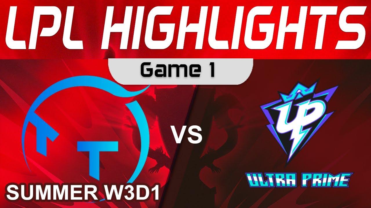 TT vs UP Highlights Game 1 LPL Spring Season 2023 W3D1 TT Gaming vs Ultra Prime by Onivia thumbnail