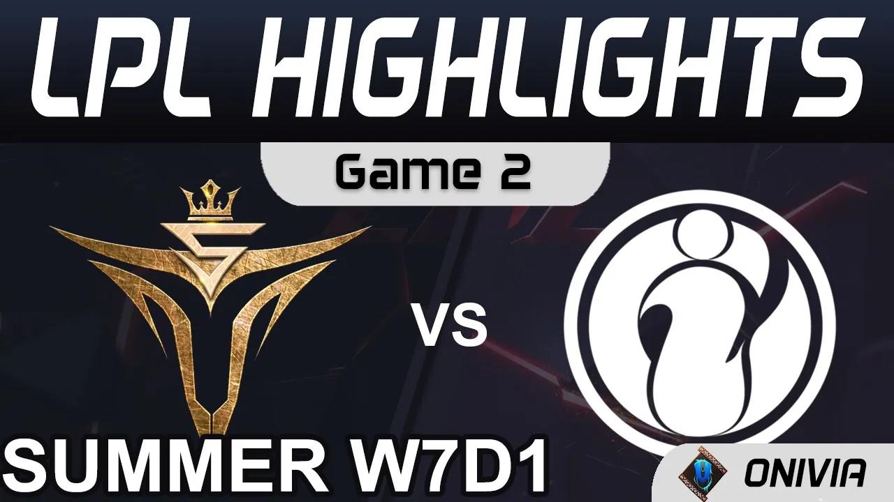 V5 vs IG Highlights Game 2 LPL Summer Season 2021 W7D1 Victory Five vs Invictus Gaming by Onivia thumbnail