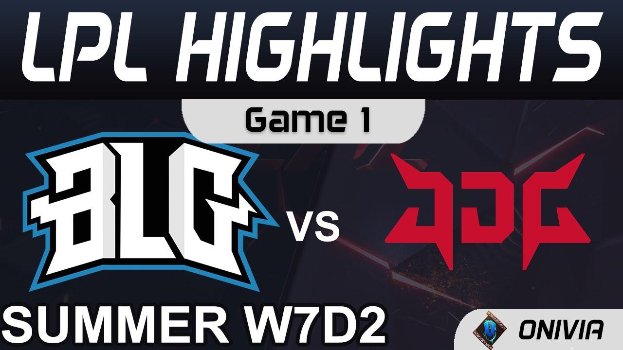 BLG vs JDG Highlights Game 1 LPL Summer Season 2021 W7D2 Bilibili Gaming vs JD Gaming by Onivia thumbnail