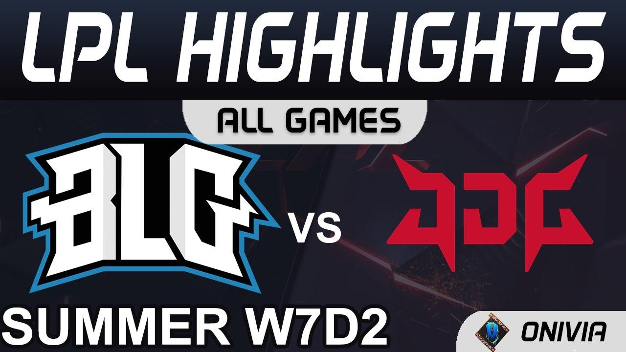 BLG vs JDG Highlights ALL GAMES LPL Summer Season 2021 W7D2 Bilibili Gaming vs JD Gaming by Onivia thumbnail