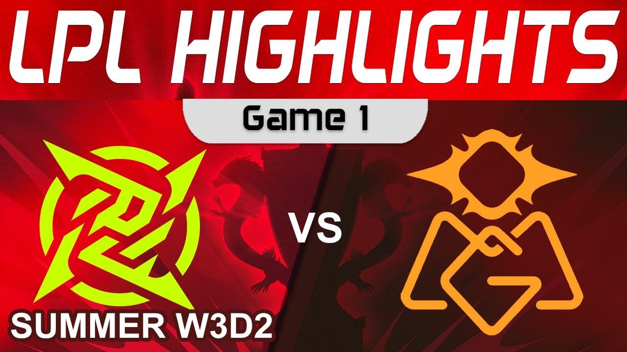 NIP vs OMG Highlights Game 1 LPL Spring Season 2023 W3D2 Ninjas in Pyjamas vs Oh My God by Onivia thumbnail