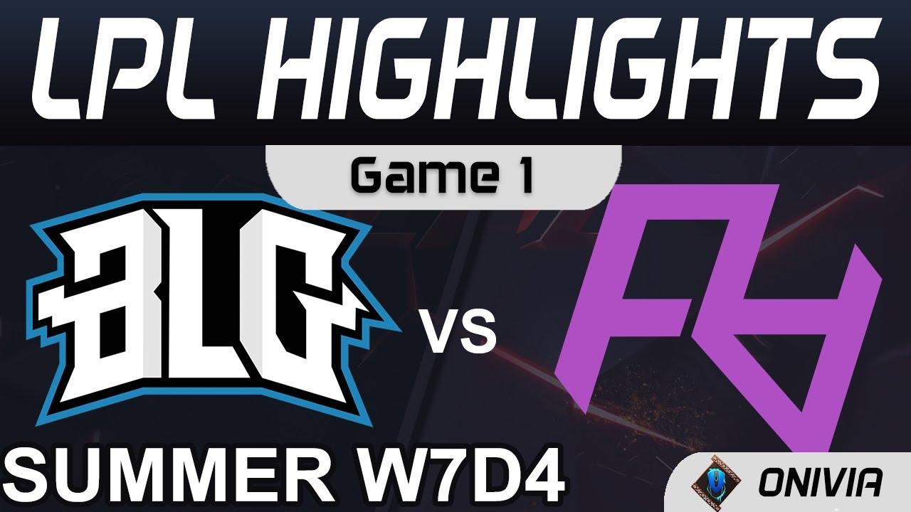 BLG vs RA Highlights Game 1 LPL Summer Season 2021 W7D4 Bilibili Gaming vs Rare Atom by Onivia thumbnail