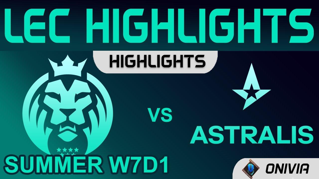 MAD vs AST Highlights LEC Summer Season 2021 W7D1 MAD Lions vs Astralis by Onivia thumbnail