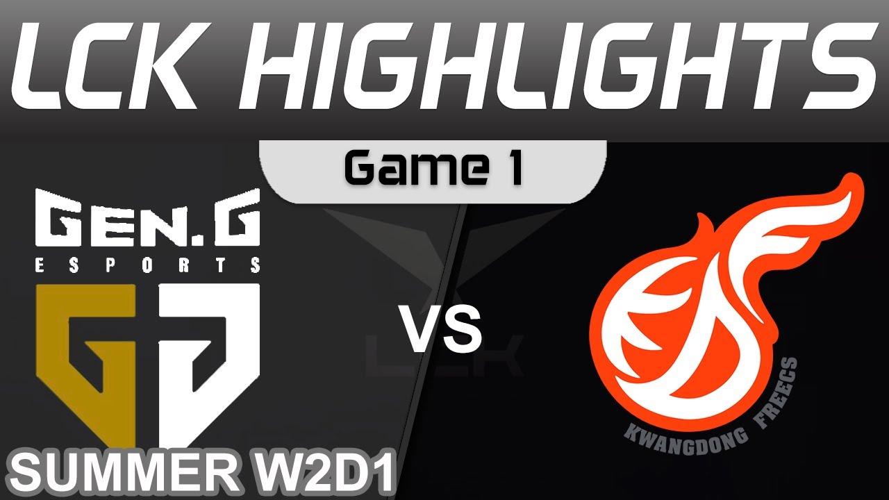 GEN vs KDF Highlights Game 1 LCK Summer Season 2023 W2D1 Gen G vs Kwangdong Freecs by Onivia thumbnail