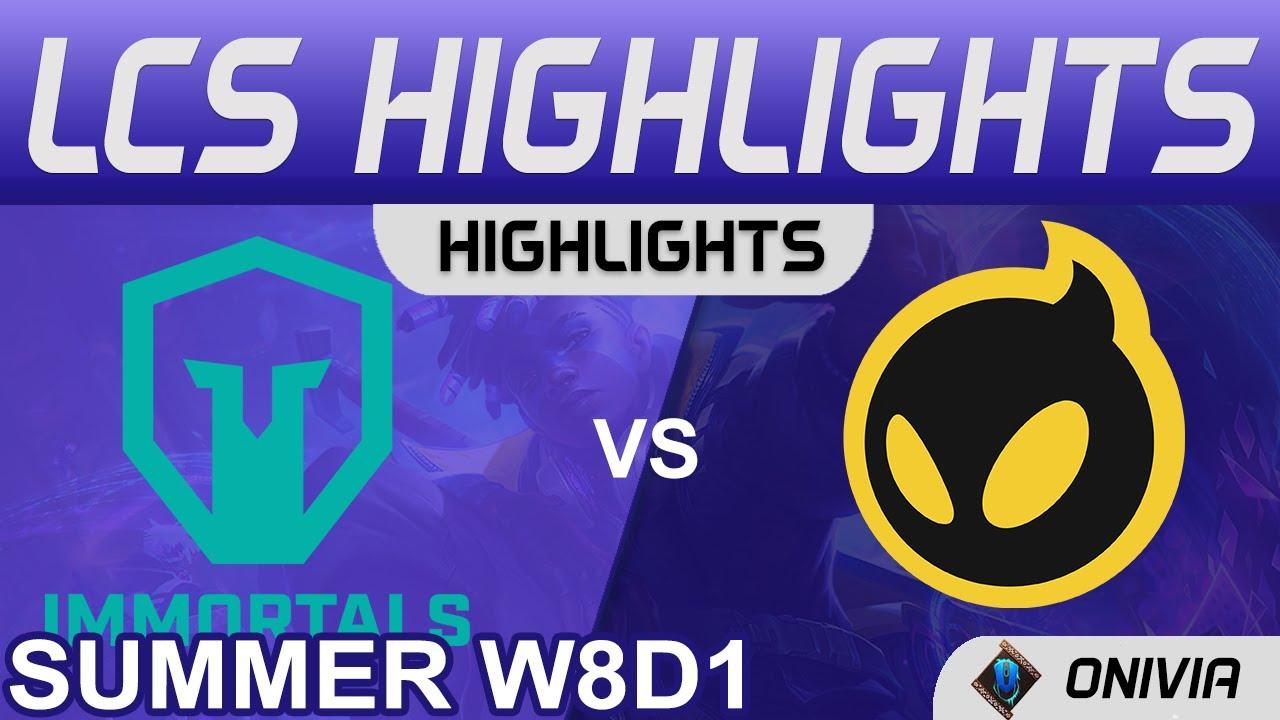 IMT vs DIG Highlights LCS Summer Season 2021 W8D1 Immortals vs Dignitas by Onivia thumbnail