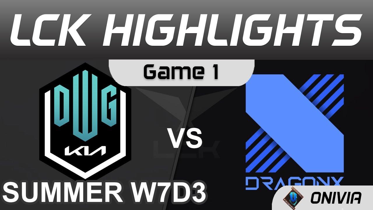 DK vs DRX Highlights Game 1 LCK Summer Season 2021 W7D3 DWG KIA vs DragonX by Onivia thumbnail