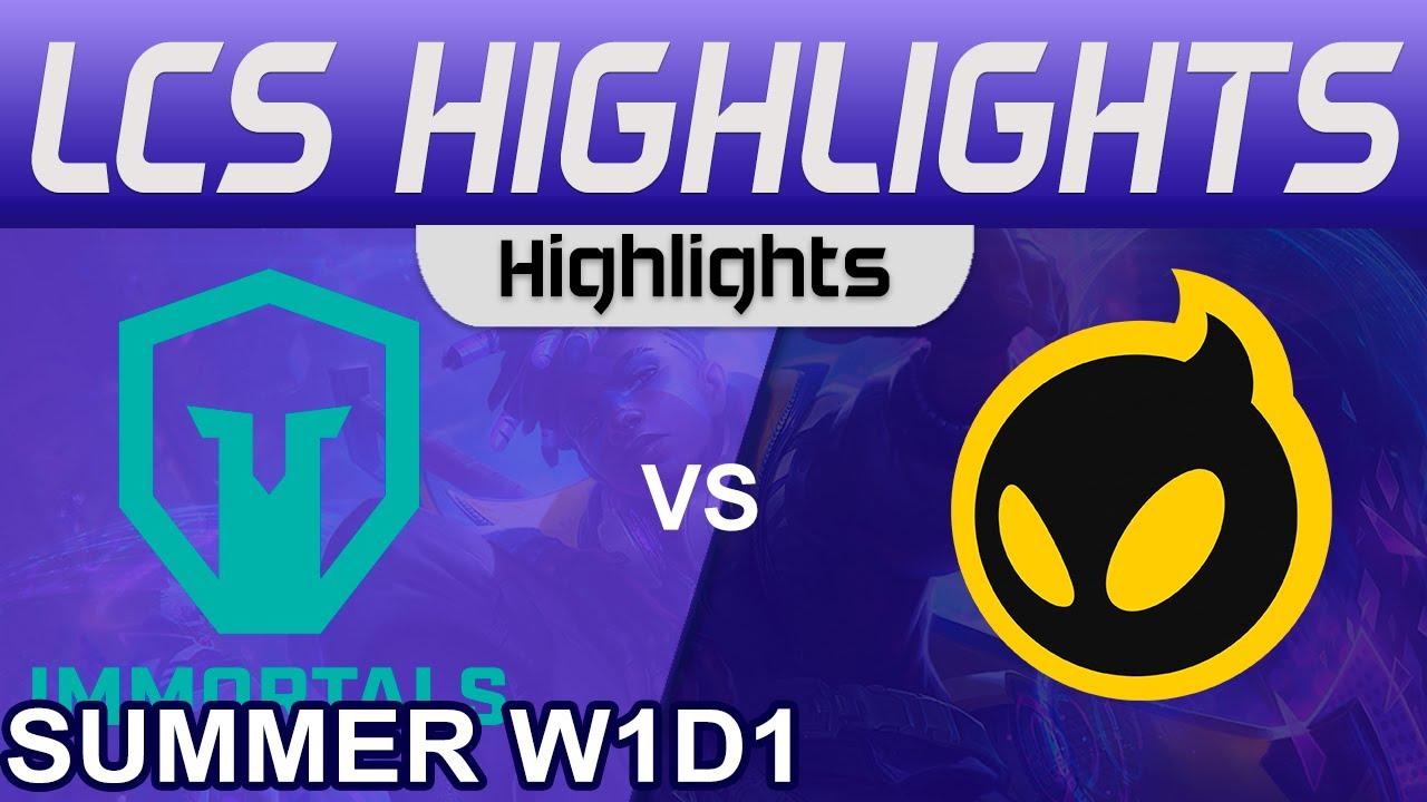 IMT vs DIG Highlights LCS Summer Season 2023 W1D1 Immortals vs Dignitas by Onivia thumbnail