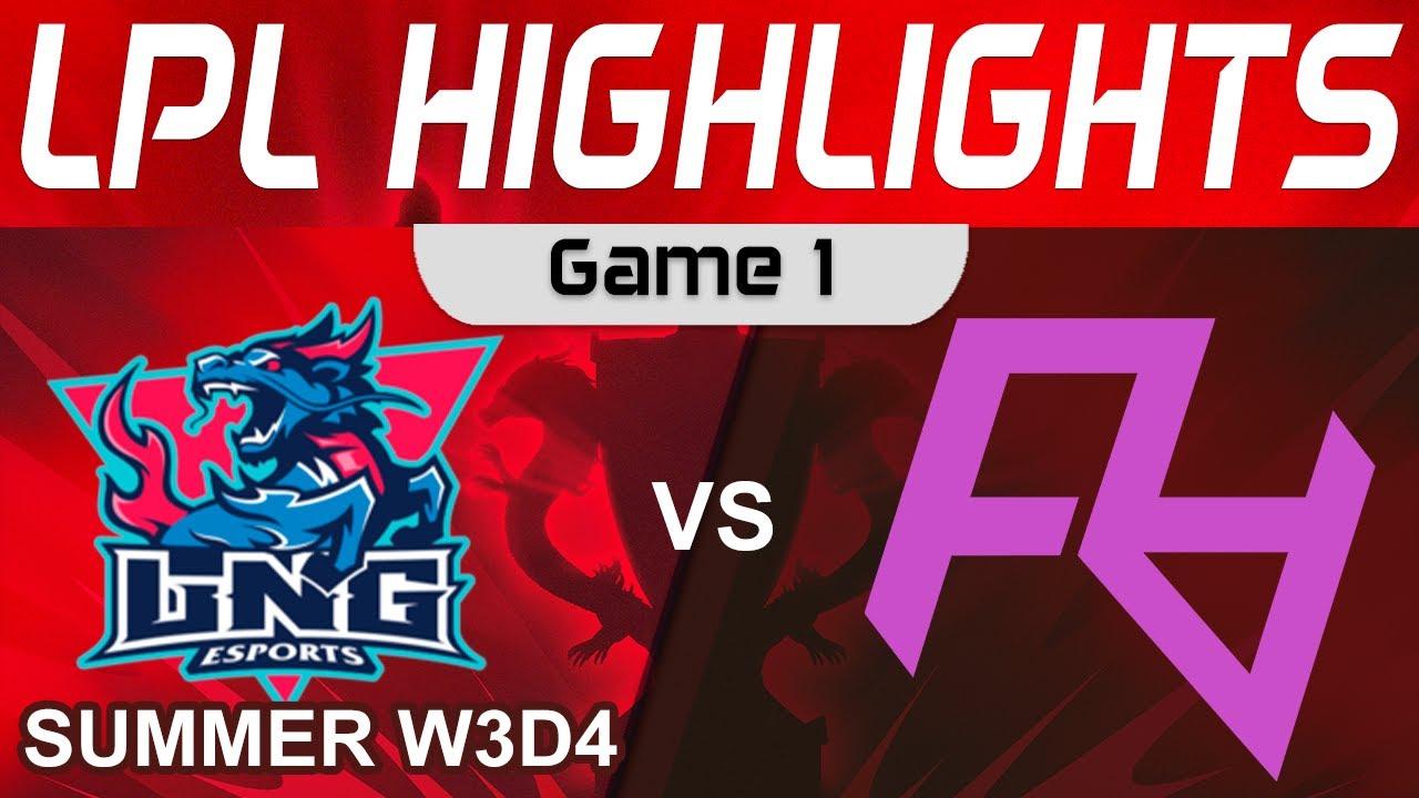 LNG vs RA Highlights Game 1 LPL Summer Season 2023 W3D4 LNG Esports vs Rare Atom by Onivia thumbnail