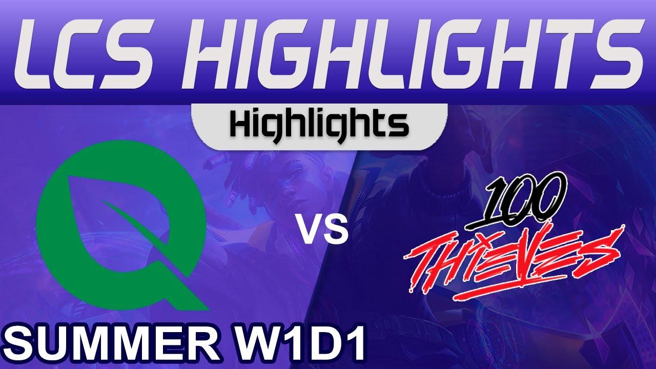 FLY vs 100 Highlights LCS Summer Season 2023 W1D1 FlyQuest vs 100 Thieves by Onivia thumbnail