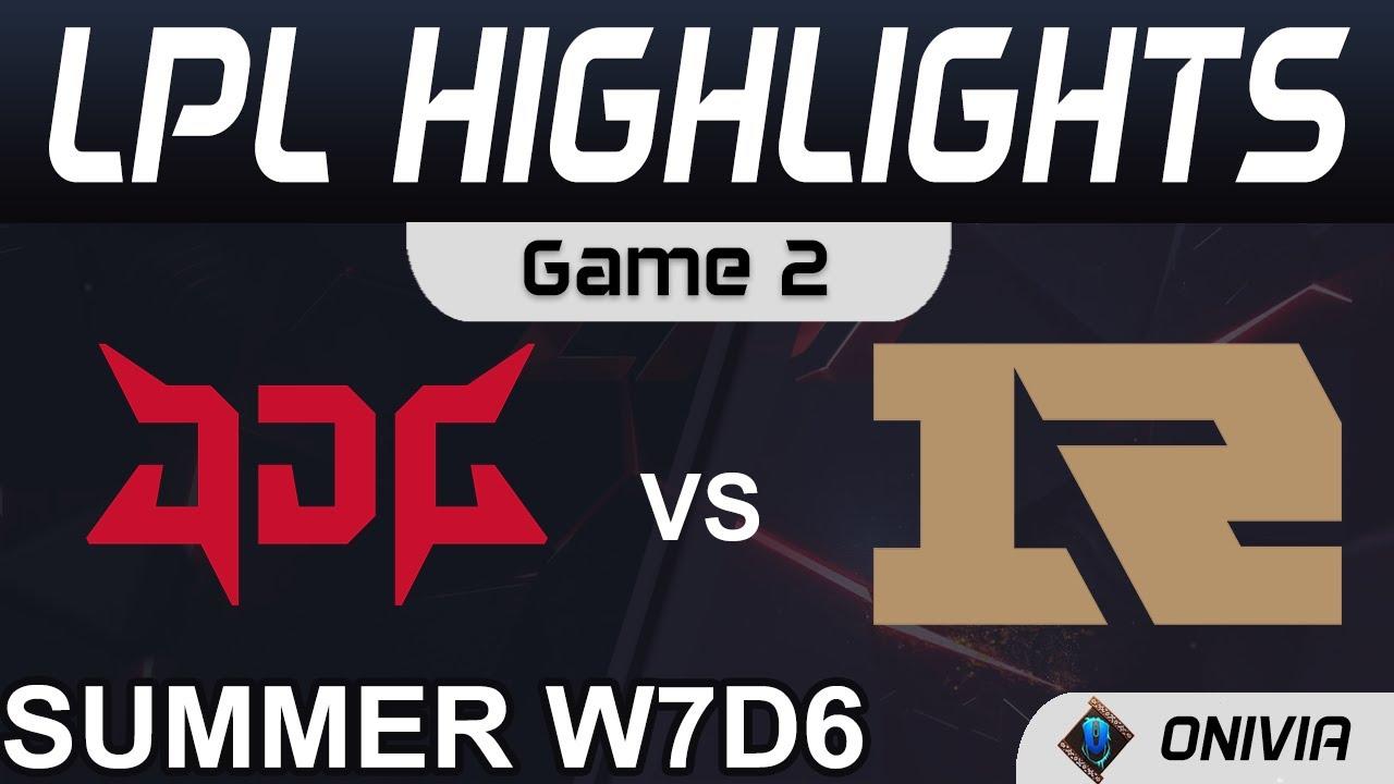 JDG vs RNG Highlights Game 2 LPL Summer Season 2021 W7D6 JD Gaming vs Royal Never Give Up by Onivia thumbnail