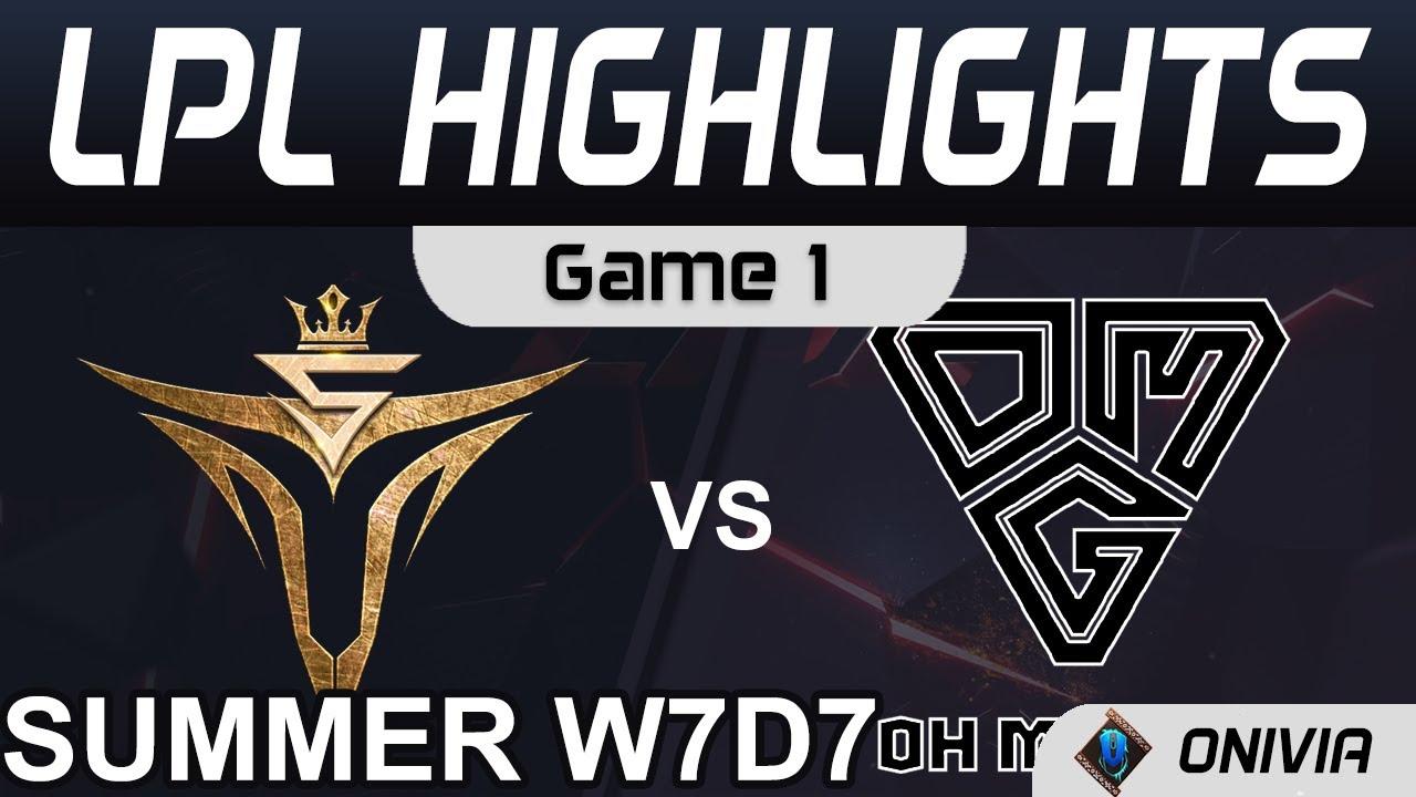 V5 vs OMG Highlights Game 1 LPL Summer Season 2021 W7D7 Victory Five vs Oh My God by Onivia thumbnail