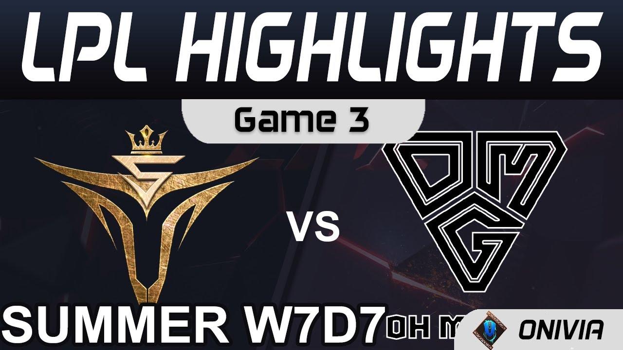 V5 vs OMG Highlights Game 3 LPL Summer Season 2021 W7D7 Victory Five vs Oh My God by Onivia thumbnail