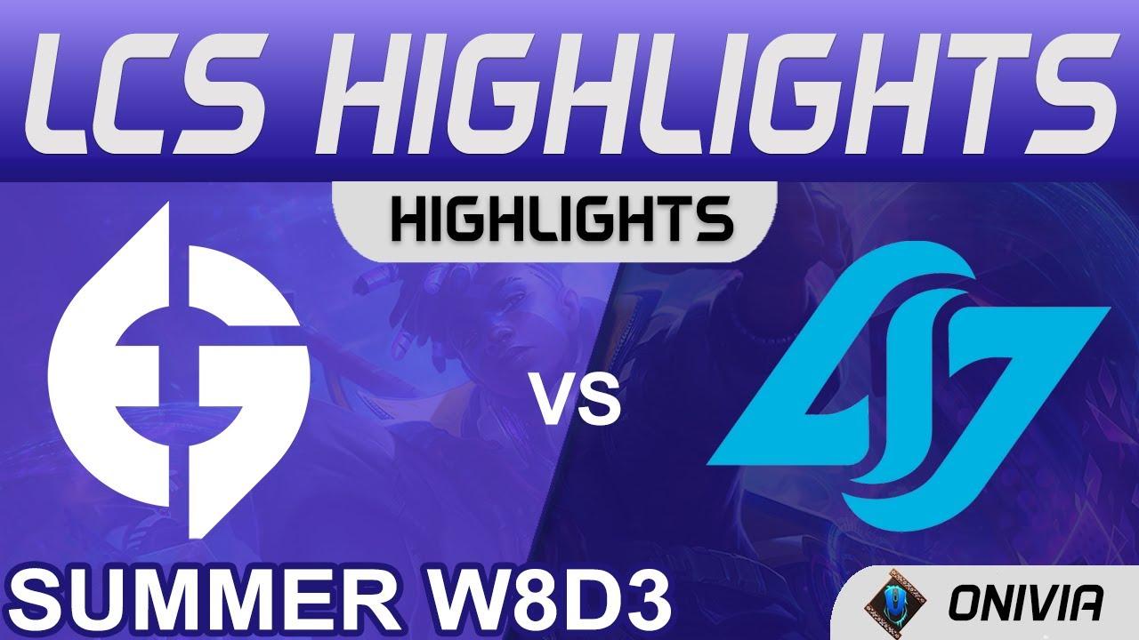 EG vs CLG Highlights LCS Summer Season 2021 W8D3 Evil Geniuses vs Conter Logic Gaming by Onivia thumbnail