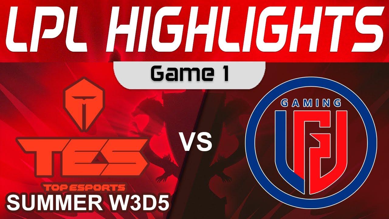 TES vs LGD Highlights Game 1 LPL Summer Season 2023 W3D5 Top Esports vs LGD Gaming by Onivia thumbnail