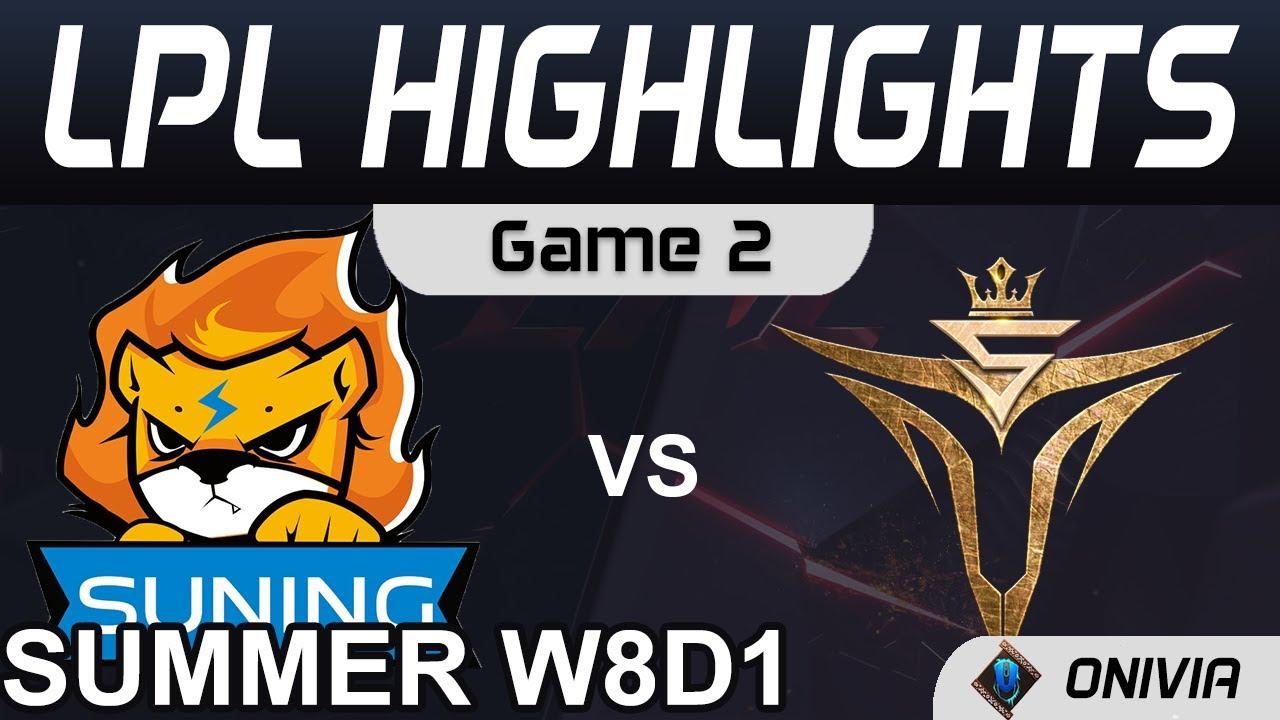 SN vs V5 Highlights Game 2 LPL Summer Season 2021 W8D1 Suning vs Victory Five by Onivia thumbnail