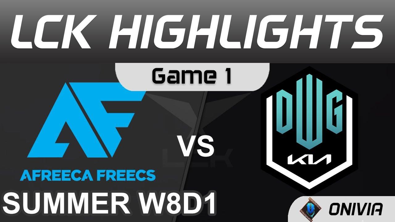 AF vs DK Highlights Game 1 LCK Summer Season 2021 W8D1 Afreeca Freecs vs DWG KIA by Onivia thumbnail