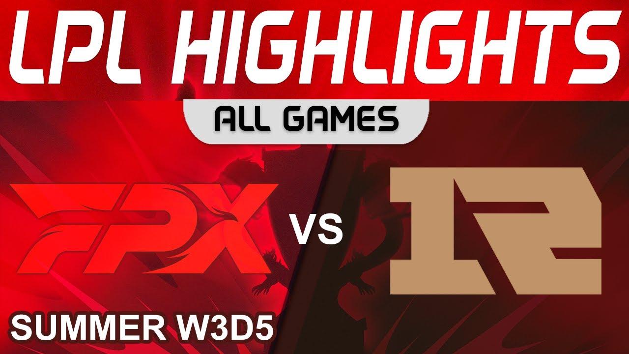 FPX vs RNG Highlights ALL GAMES LPL Summer Season 2023 W3D5 FunPlus Phoenix vs Royal Never Give Up thumbnail