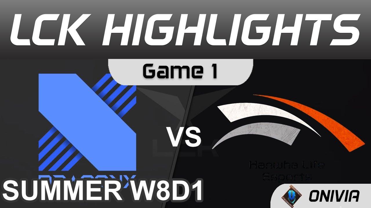 DRX vs HLE Highlights Game 1 LCK Summer Season 2021 W8D1 DragonX vs Hanwha Life Esports by Onivia thumbnail