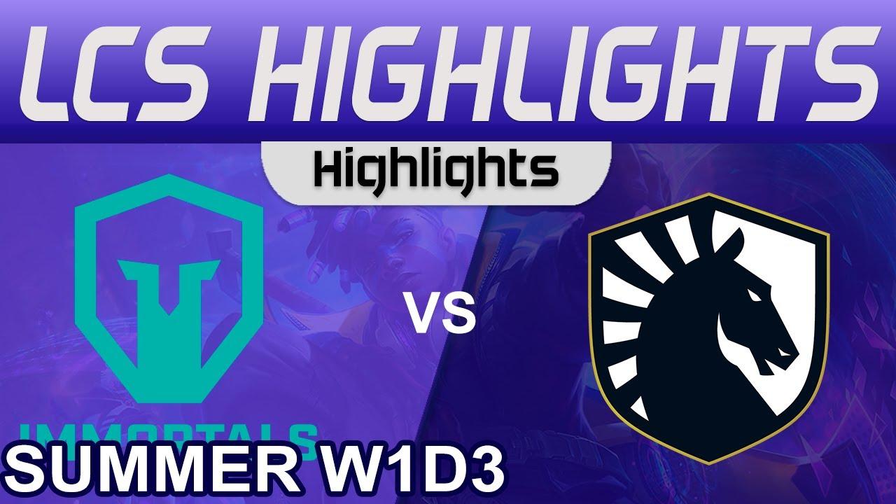 IMT vs TL Highlights LCS Summer Season 2023 W1D3 Immortals vs Team Liquid by Onivia thumbnail