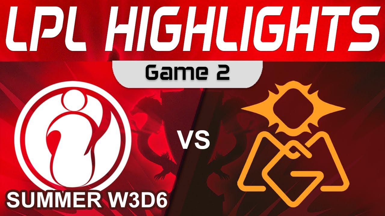 IG vs OMG Highlights Game 2 LPL Summer Season 2023 W3D6 Invictus Gaming vs Oh My God by Onivia thumbnail