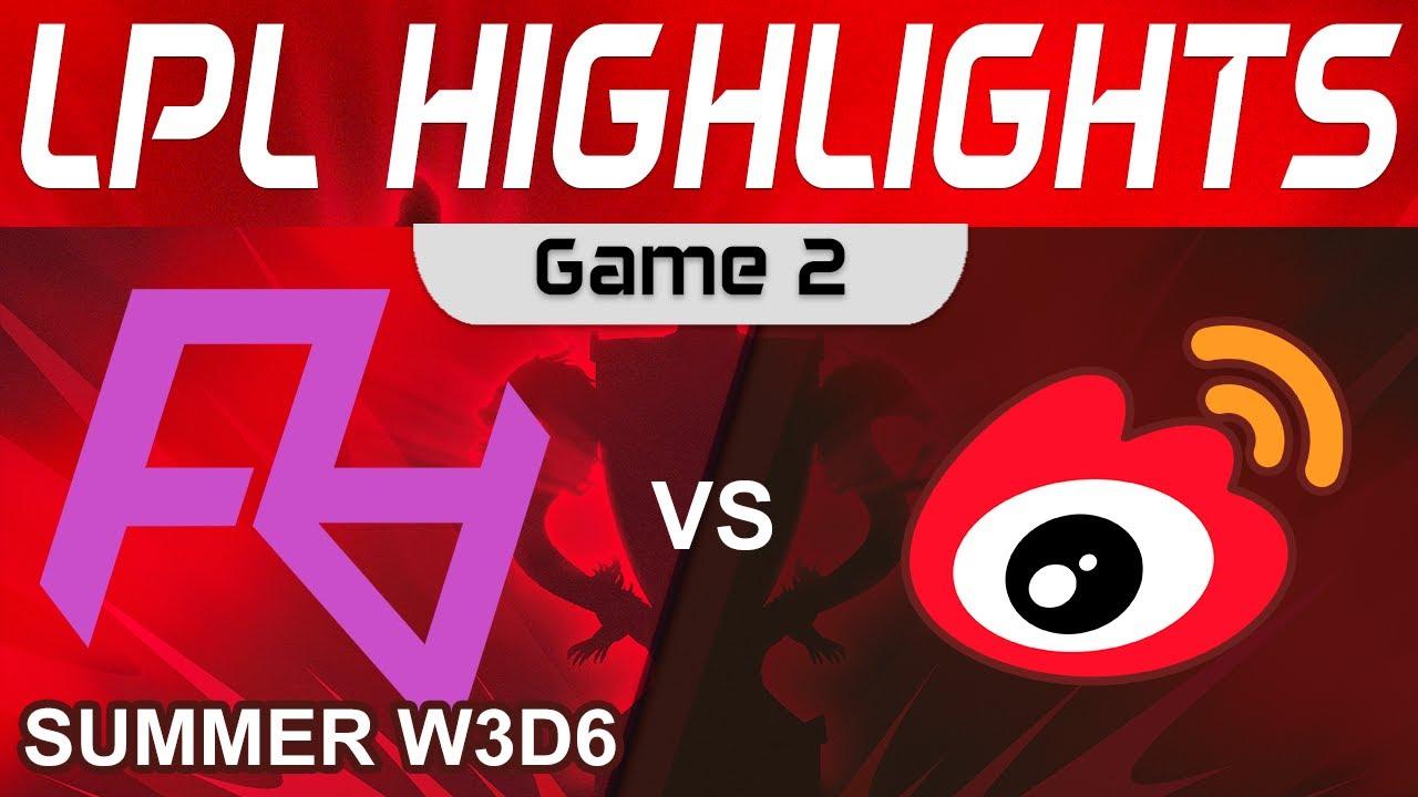 RA vs WBG Highlights Game 2 LPL Summer Season 2023 W3D6 Rare Atom vs Weibo Gaming by Onivia thumbnail