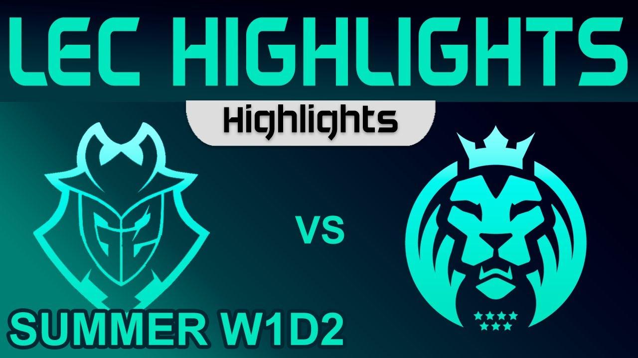 G2 vs MAD Highlights LEC Summer Season 2023 W1D2 G2 Esports vs MAD Lions by Onivia thumbnail