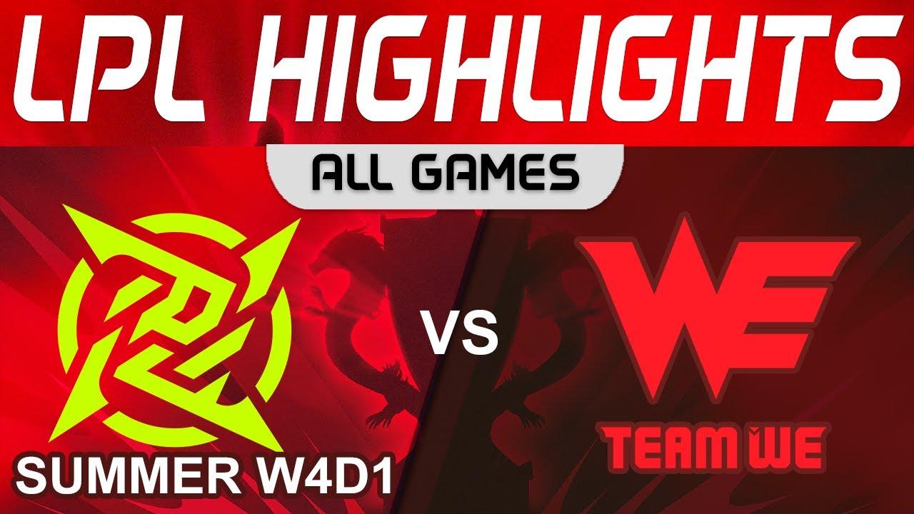 NIP vs WE Highlights ALL GAMES LPL Spring Season 2023 W4D1 Ninjas in Pyjamas vs Team WE by Onivia thumbnail