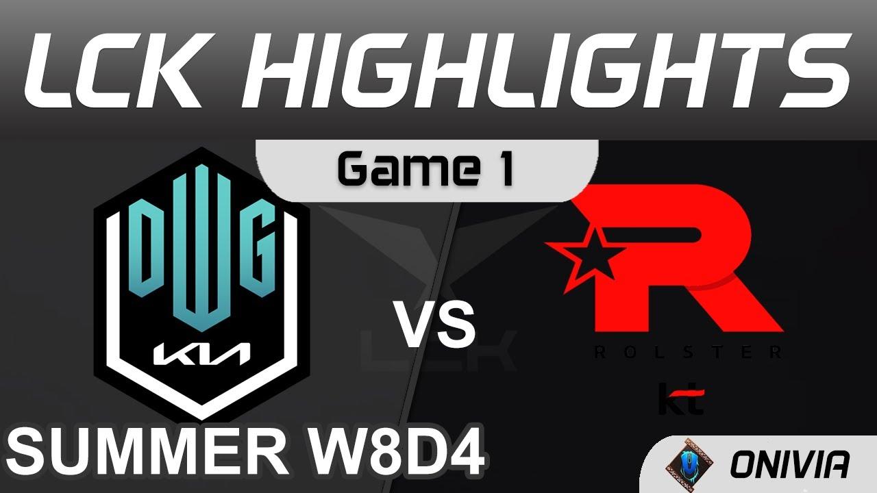 DK vs KT Highlights Game 1 LCK Summer Season 2021 W8D4 DWG KIA vs KT Rolster by Onivia thumbnail